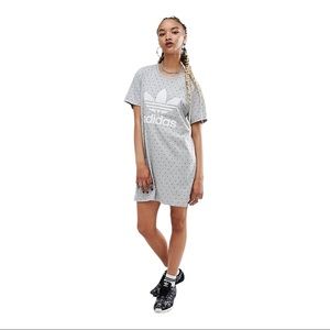 adidas x Pharrell Williams Gray T-shirt Dress Sz:M